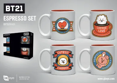 Immagine prodotto di Set di tazze mini GBeye - Icone BT21