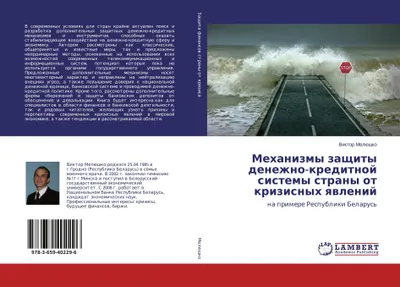 Produktbild von Mehanizmy zaschity denezhno-kreditnoj sistemy strany ot krizisnyh qwlenij