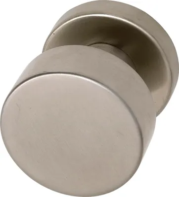 Produktbild von MARCHESI Türknopf Flachform - auf Rosette ø50, fest auf Rosette 50x11, Edelstahl