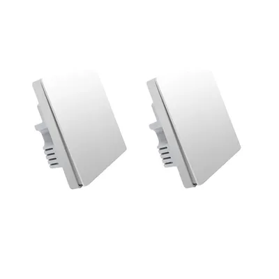 Image de Interrupteur mural intelligent Aqara,à 3 boutons, connectivité ZigBee, 2XNO neutre 1Key