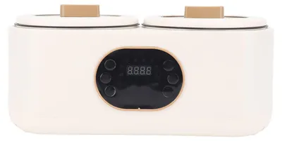 Doppelter Slowcooker mit 2 Töpfen, einstellbare Temperatur, Buffetserver
