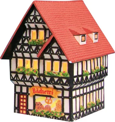 Produktbild von Wurm - Lichthaus Bäckerei Linz/Rhein aus Porzellan, B16 x T11 x H17 cm