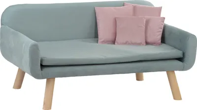 Produktbild von Rohrschneider, HUND, Hundesofa Cora blau, L/B/H:60x103x50, 22145.125