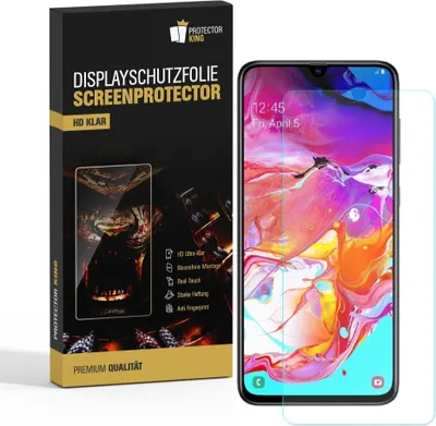 Produktbild von 2x Displayschutzfolie für Samsung Galaxy A70 Displayfolie Schutzfolie HD KLAR
