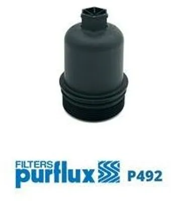 Produktbild von PURFLUX Deckel Ölfiltergehäuse P492 passend für PEUGEOT 206 Schrägheck (2A/C) 1mm 1mm 1mm