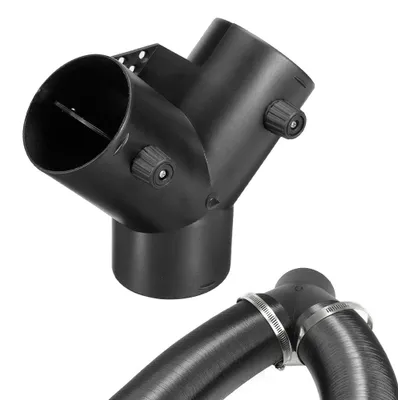 Image de Accessoire de chauffage auxiliaire pour voiture - Tuyau d'évacuation de type Y, diamètre 75 mm
