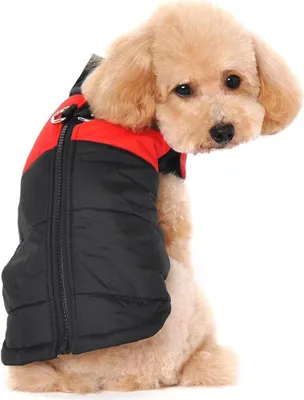 Produktbild von Winter warme Haustier-Hundekleidung, kleiner wasserdichter Hundemantel, Jacke, Winter, gesteppt, gepolstert, Puffer-Haustierkleidung