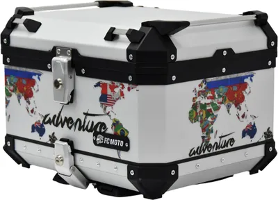 Zdjęcie produktu dla Kufer aluminiowy FC-Moto Terreno World, pojemność 55 litrów