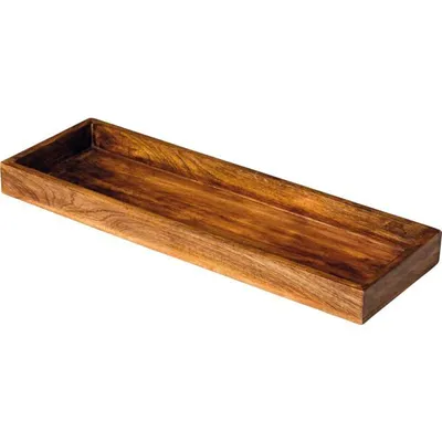Obrázek produktu pro Servierbrett Holz, rechteckig, Länge: 620 mm, Breite: 210 mm, Höhe: 20 mm