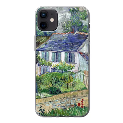 Produktbild von MuchoWow® Handyhülle Schutzhülle Hülle für iPhone 12 mini Haus in Auvers - Vincent van Gogh Silikon Softcase Handy Hülle - Bild