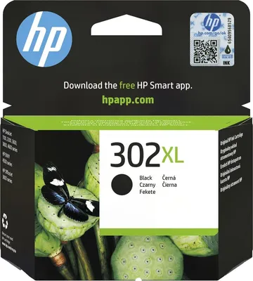 Produktbild von HP Original 302XL Schwarz Druckerpatrone mit hoher Reichweite, Hoch, Schwarz, Tinte auf Pigmentbasis, 1 Stück(e), 430 Seiten