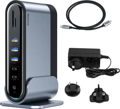 Image de Baseus HUB multifonction Adaptateur multifonction Gris