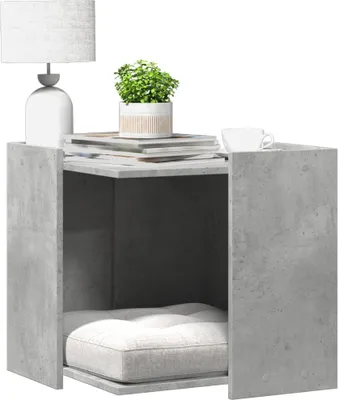 Produktbild von "im Angebot" Katzenklo Betongrau 53x53x51 cm Holzwerkstoff - Kratzbäume CC24398