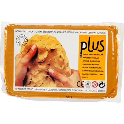 Image de Argile autodurcissante, couleur curry, 1000 g
