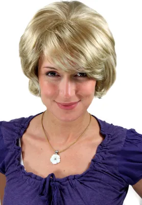 Produktbild von WIG ME UP Perücke kurz wellig blond 1217-24H613