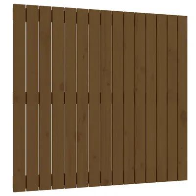 Produktbild von Wand-Kopfteil Honigbraun 95,5x3x90 cm Massivholz Kiefer