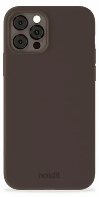 Zdjęcie produktu dla Etui silikonowe do telefonu Apple iPhone 12 (Pro) - kolor czekoladowy
