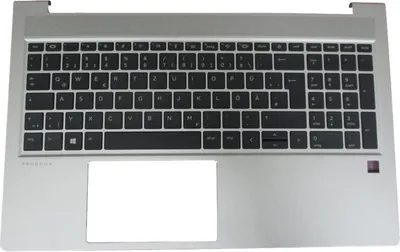Obrázok produktu pre HP M21742-041, Klávesnica, Nemecký, Podsvietená klávesnica, HP