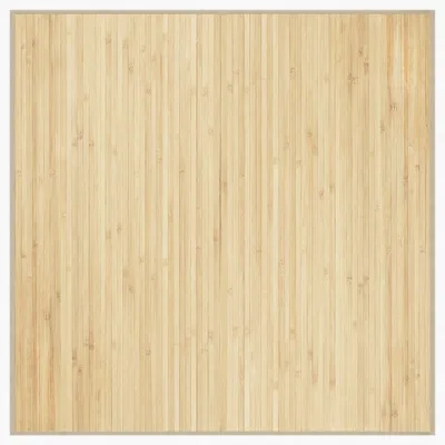 Produktbild von vidaXL Teppich Quadratisch Hell Natur 100x100 cm Bambus