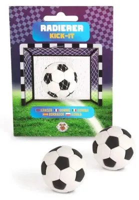 Produktbild von Trendhaus Handelsgesellschaft TAKE ACTION FB Radierer Kick-It Bleib am Ball! 12