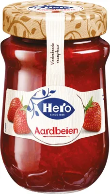 Produktbild von Hero Marmelade zusätzliche Erdbeeren Glas 600 Gramm