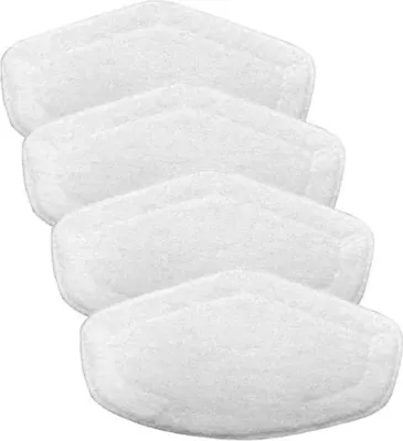 Produktbild von Abwaschbare Ersatzmopps für die Polti Vaporetto Vaporforce Bürste PAEU0332 für alle Oberflächen, 4er-Set