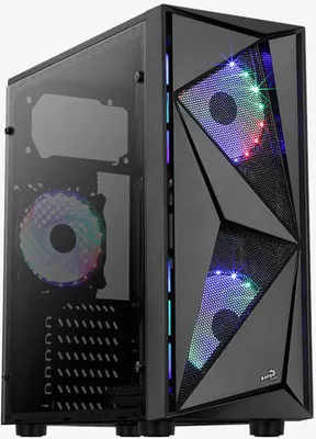 Produktbild von Glider Cosmo-A-BK-v2 Midi Tower Schwarz