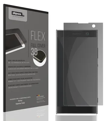 Produktbild von Full Cover Privacy Blickschutzfolie für Sony Xperia XA2 Folie Anti-Shock