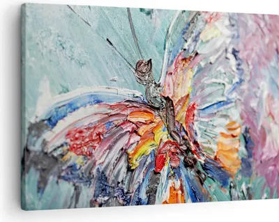 Produktbild von Bild auf Leinwand - Leinwandbild - Vogel Natur Farbe - 70x50cm - Wand Bild - Wanddeko - Wandbilder - Leinwanddruck - Bilder - Kunstdruck - Wanddekoration - Leinwand bilder - Wandkunst - AA70x50-3594