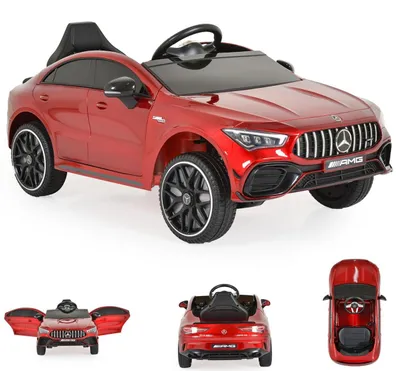 Obrázok produktu pre Moni detské elektrické autíčko Mercedes-AMG CLA 45 Bluetooth diaľkové ovládanie štyri motory červená