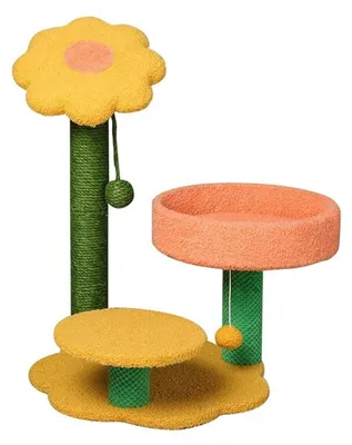 Image de Structure d'escalade et plateforme pour chats