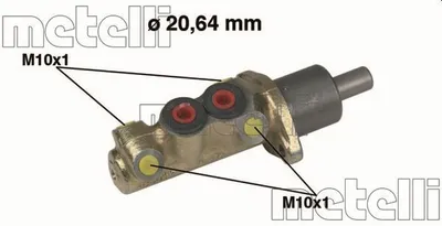 Obrázek produktu pro 1 hlavní brzdový válec METELLI 05-0039 pro SEAT VW
