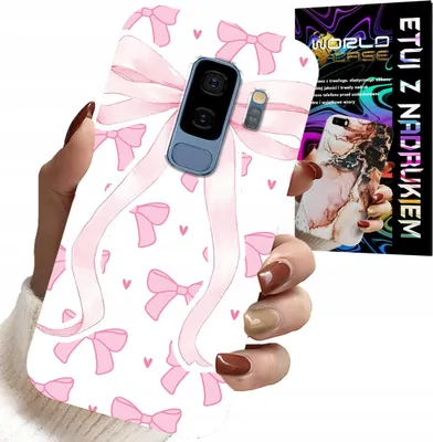 Image de Étui Pour Samsung Galaxy S9 Plus - Étui Design Ruban Rose