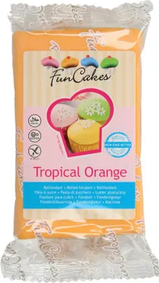 Produktbild von FunCakes Fondant Tropical Orange 250g