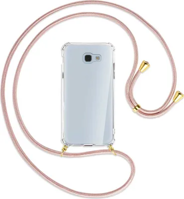 Produktbild von Handykette Backcover-Schutzhülle mit Band (Metall goldfarben) für Samsung Galaxy A5 2017 - roségold