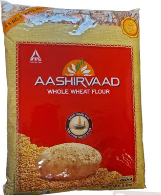 Zdjęcie produktu dla Mąka pszenna AaSHIRVAAD do chleba chapati, 5 kg