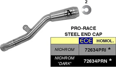 Immagine prodotto di Marmitta slip-on ARROW pro-race nichrom per BMW R nine t urban gs