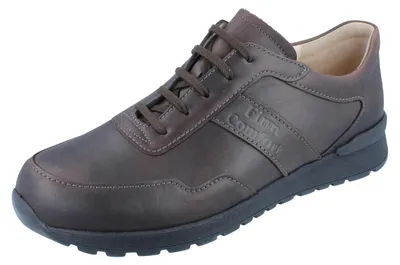 Zdjęcie produktu dla Finn Comfort Prezzo, brązowe, buty męskie, sznurowane, skórzane, NOWOŚĆ - męskie buty sportowe / sznurowane, brązowe, skórzane (algave)