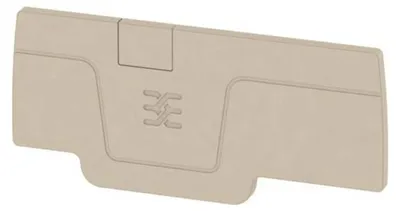 Productafbeelding van Weidmüller AEP 3C 2.5 - Eindplaat - 50 stuks - Wemid - Beige - -60 tot 130 °C - V0