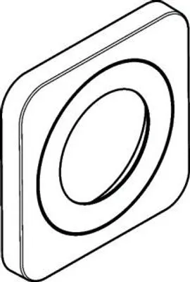 Produktbild von Hansgrohe Rosette für Griff Waschtischmischer Unterputz Axor Citterio M Chrom