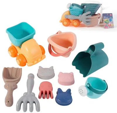 Produktbild von Woopie Sandkasten-Set mit Auto 10-tlg.
