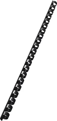 Produktbild von Plastikbinderücken A4 21 Ringe 10mm schwarz VE=20x100 Stück