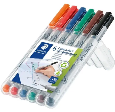 Produktbild von STAEDTLER Lumocolor 311 non-permanent Universalstift S (0.4mm) Box mit 6 Farben