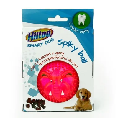 Produktbild von Hilton dog spiky ball mix kolor piłka z kolcami 8cm dla psa