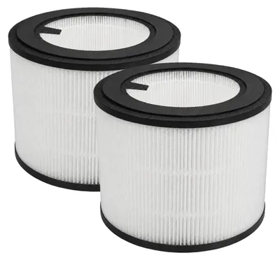 Image de 2 filtres HEPA de rechange pour purificateurs d'air Philips, compatibles avec différents modèles