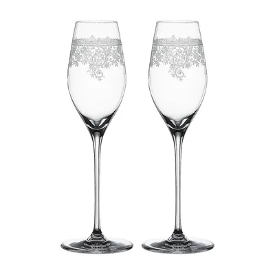 Produktbild von SPIEGELAU 4192269 ARABESQUE Champagnerglas 2er Set