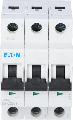 Produktbild von Eaton FAZ-C25/3, Miniatur-Leistungsschalter, Typ C, IP20