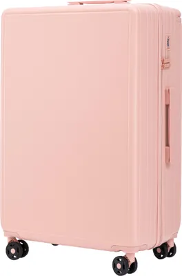 Obrázek produktu pro Velký růžový kufr Wings BUNTING 97L, ABS, 4 kolečka, kombinační zámek
