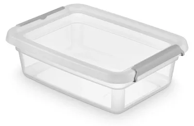 Image de Boîte de rangement robuste Orplast - basestore - Transparente - Modèle N