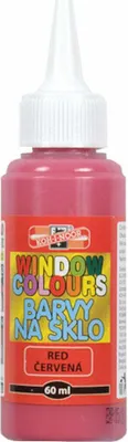 Zdjęcie produktu dla KOH-I-NOOR 9742004002KK Farba do szkła Red 60 ml 1 szt.